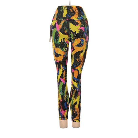 LULULEMON ATHLETICA Undertone Black Multi Wunder Train HR Tight 25" Leggings-US4 - Picture 2 of 8